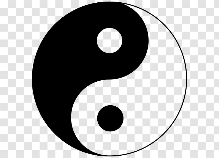 Yin And Yang Taijitu Symbol Dialectical Monism Clip Art - Knowledge Transparent PNG