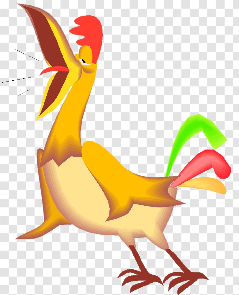 Rooster Chicken Image Illustration Design - Wing Transparent PNG