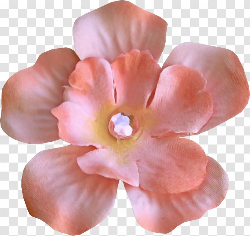 Artificial Flower - Pink - Hair Accessory Cut Flowers Transparent PNG