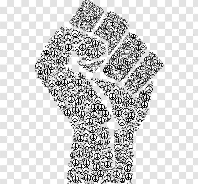 Raised Fist Clip Art - Text - Clenched Hands Transparent PNG