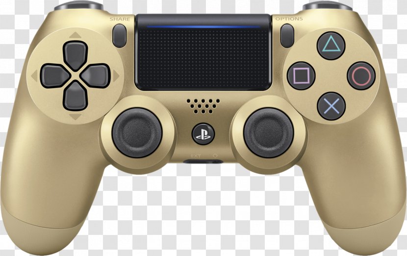 PlayStation 4 Game Controllers Sony DualShock Gold - Playstation Transparent PNG