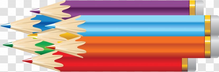Colored Pencil - Pen Cases - Image Transparent PNG