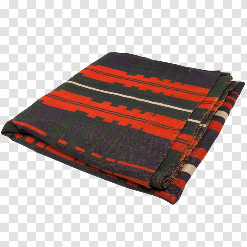 Textile Tartan Pattern - Orange - Blanket Transparent PNG