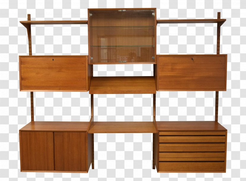 Shelf Bookcase Table Furniture Wall - Hardwood - Shelves Transparent PNG