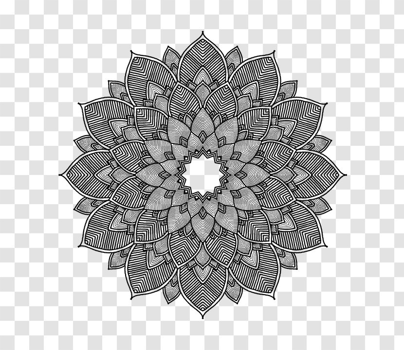 Mandala Desktop Wallpaper Clip Art - Petal - Background Transparent PNG