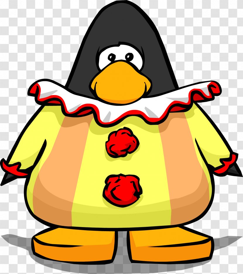 Club Penguin Clown Costume Clip Art - Beak Transparent PNG