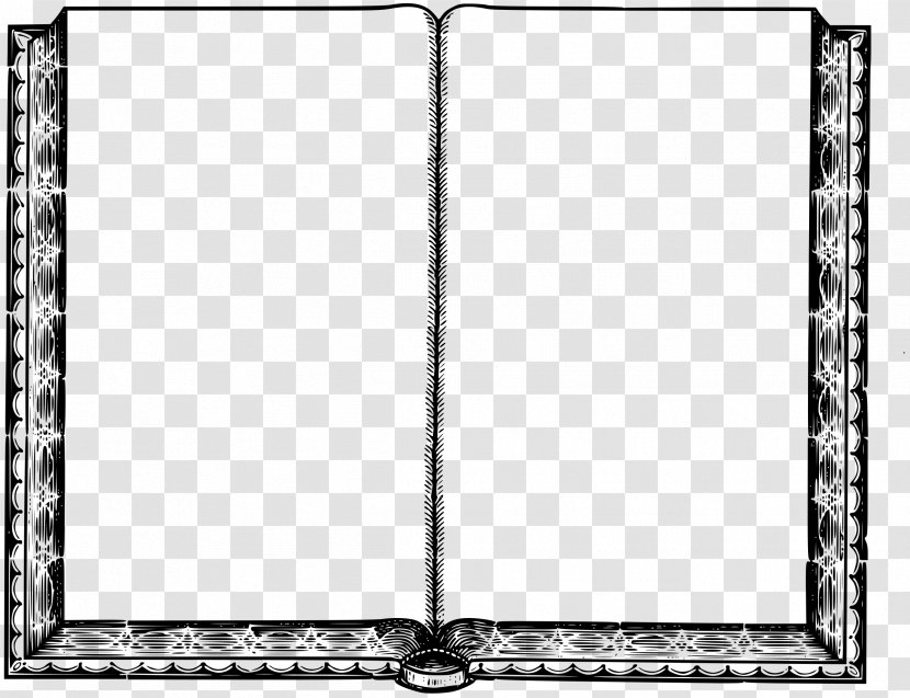Book Clip Art - Intentionally Blank Page - School Frame Transparent PNG