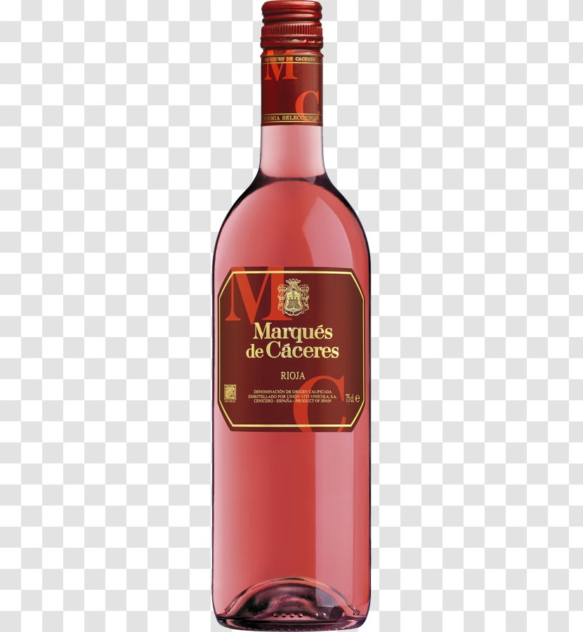 Marques De Caceres Wine Rioja Rosé Grenache - Liqueur - Rose Transparent PNG