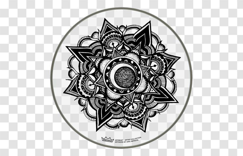 Drumhead Remo Musician Djembe Drums - Flower Transparent PNG