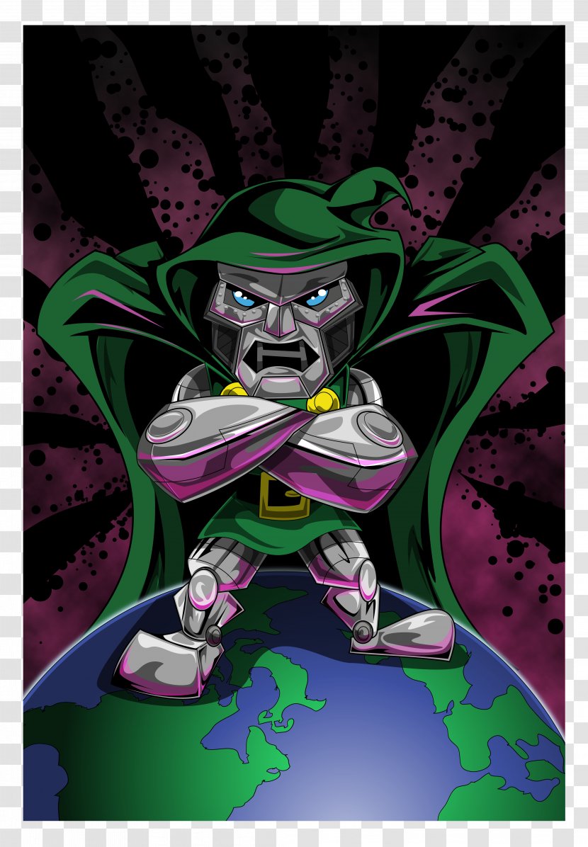 Doctor Doom Spider-Man Red Skull Cartoon Joker - Spider-man Transparent PNG