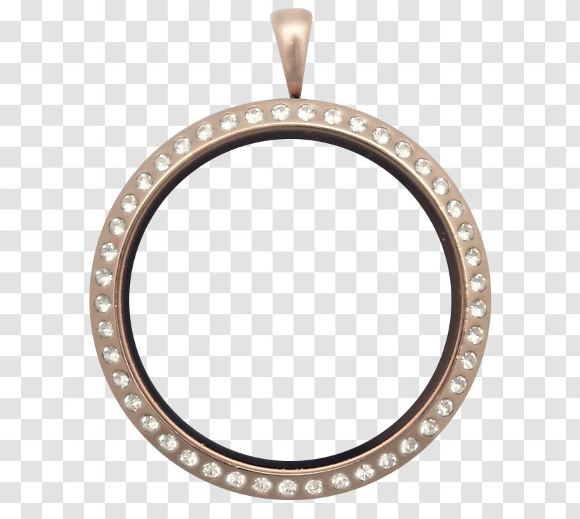 Locket Gold Crystal Silver Charm Bracelet - Prism - Round Transparent PNG