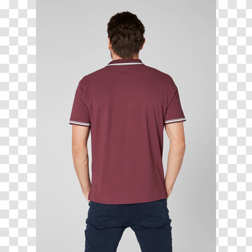 T-shirt Polo Shirt Collar Neck Tennis - Magenta Transparent PNG