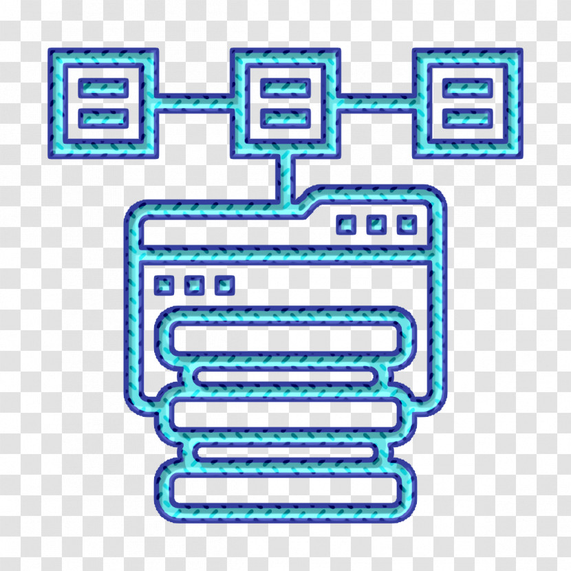 Big Data Icon System Icon Distributed Icon Transparent PNG