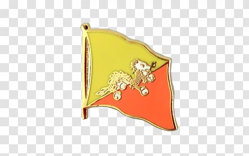 Flag Of Bhutan Lapel Pin Fahne Transparent PNG