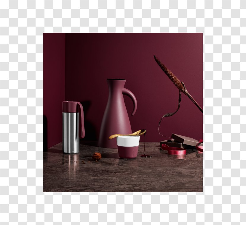 Jug Thermoses Color Burgundy Mug - Cup Transparent PNG