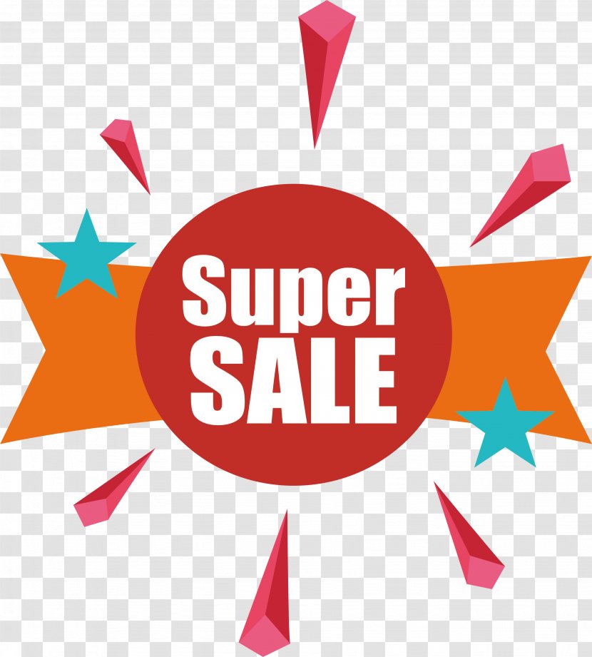 Poster Logo Label - Sales - Red Circle Super Promotion Transparent PNG