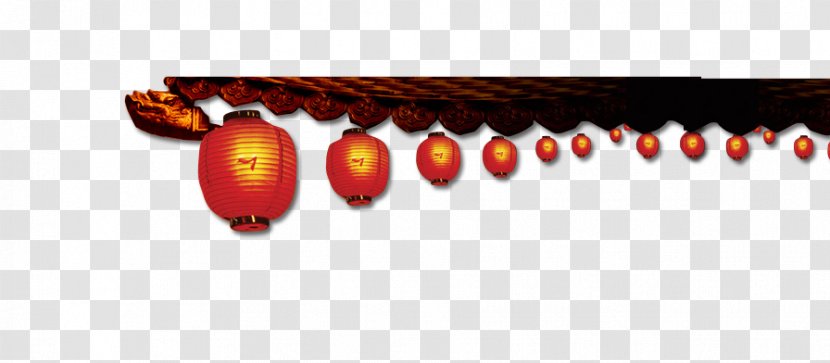 Chinese New Year - Decorative Eaves Transparent PNG