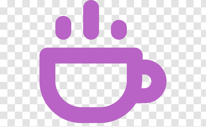 Coffee Cup Cafe Drink - Violet Transparent PNG