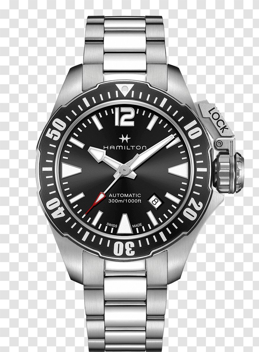 Frogman Hamilton Watch Company Diving Automatic - Brand - Watches Transparent PNG