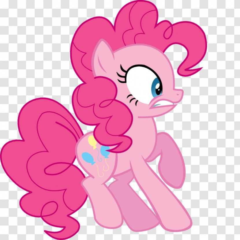 Pinkie Pie Applejack Rarity Rainbow Dash Pony - Heart - Watercolor Transparent PNG