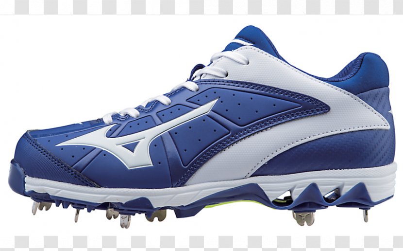 Cleat Mizuno Corporation Fastpitch Softball Shoe - Electric Blue Transparent PNG