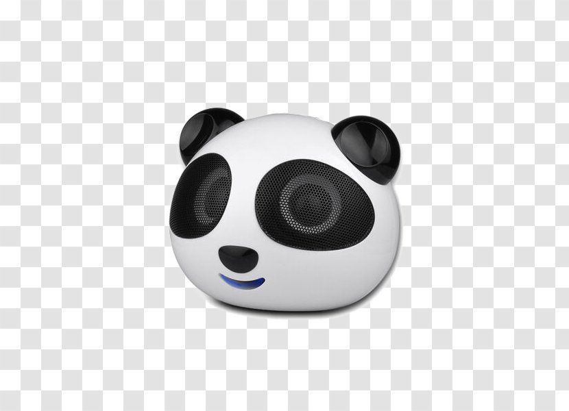 Giant Panda Cuteness - Cartoon - (PANDA) Cute Cat Head Speaker Transparent PNG