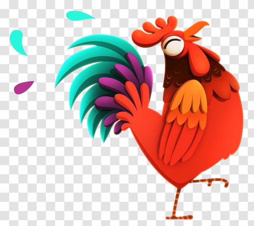 Chicken Rooster Chinese New Year Lantern Festival Image - Cartoon - Vote Graphics Transparent PNG