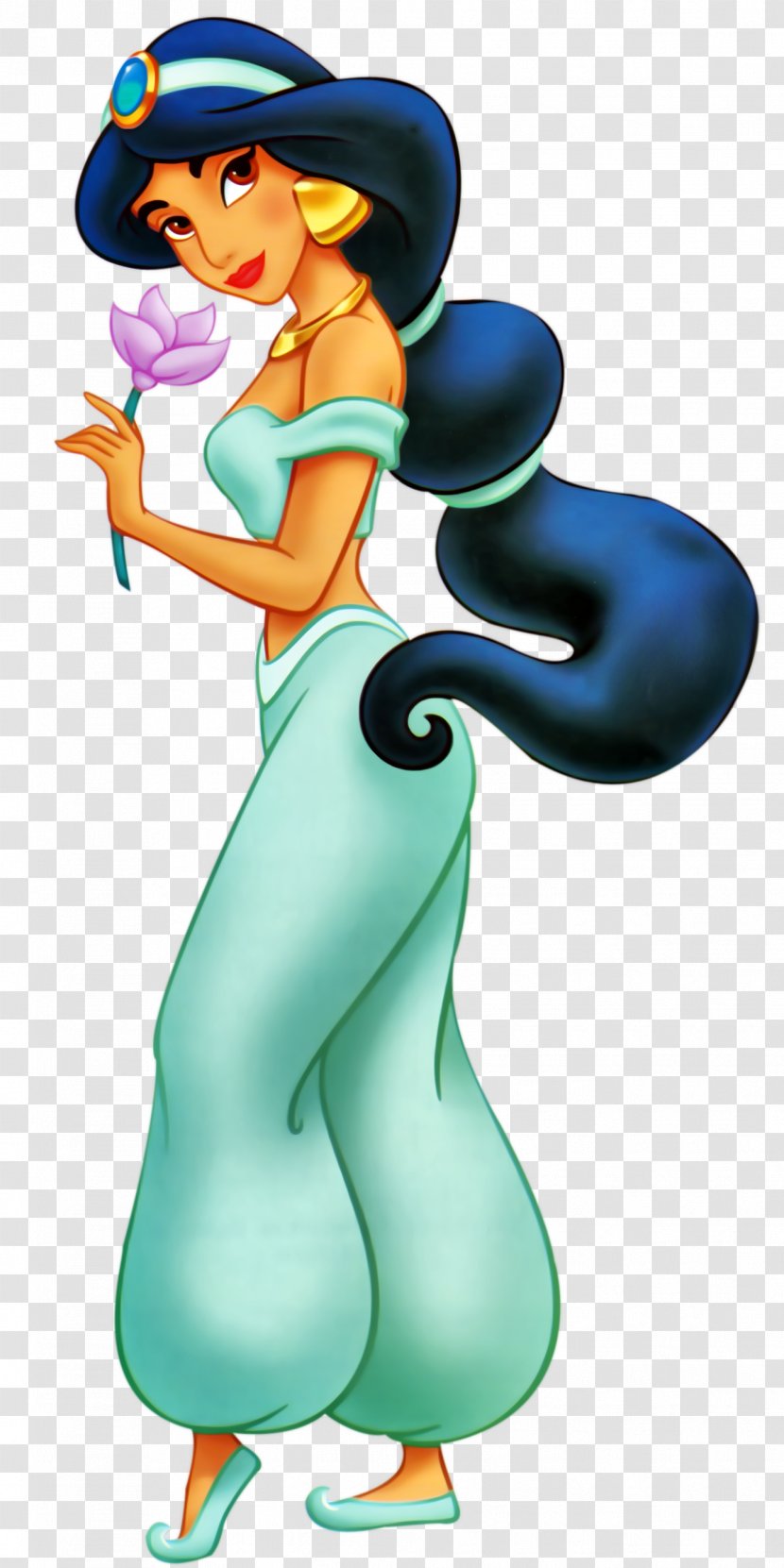 Princess Jasmine Aladdin Jafar Naomi Scott - Disney - Clipart Cartoon Transparent PNG