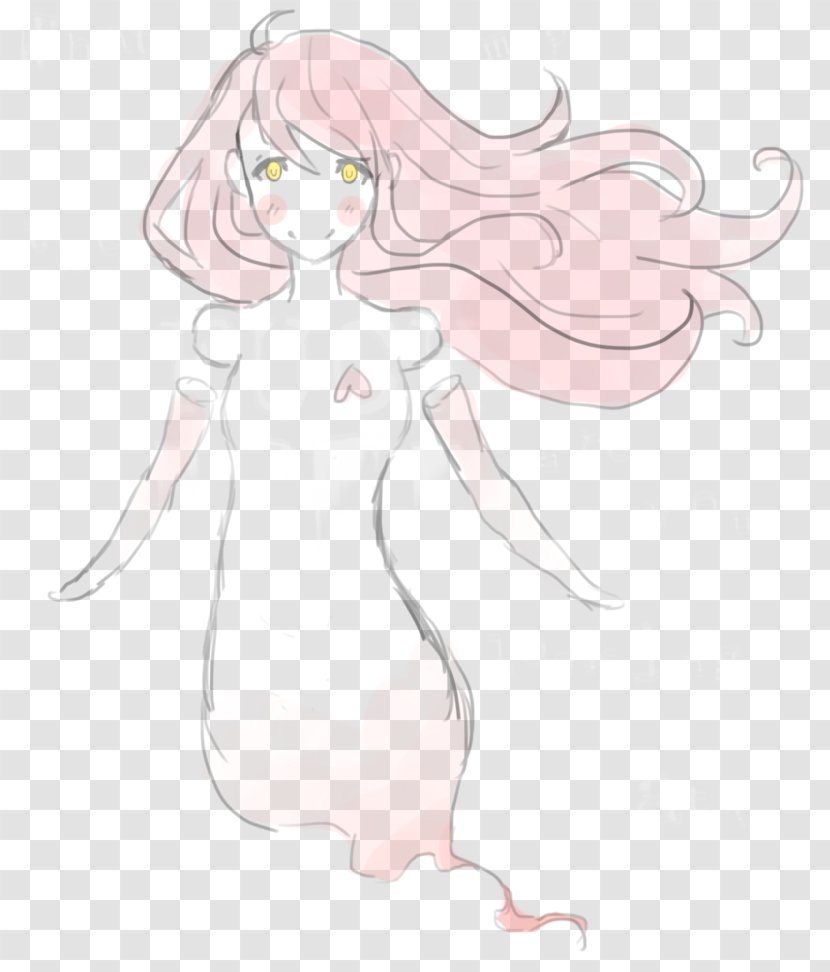 Fairy Undertale Sketch Drawing Ghost - Frame Transparent PNG