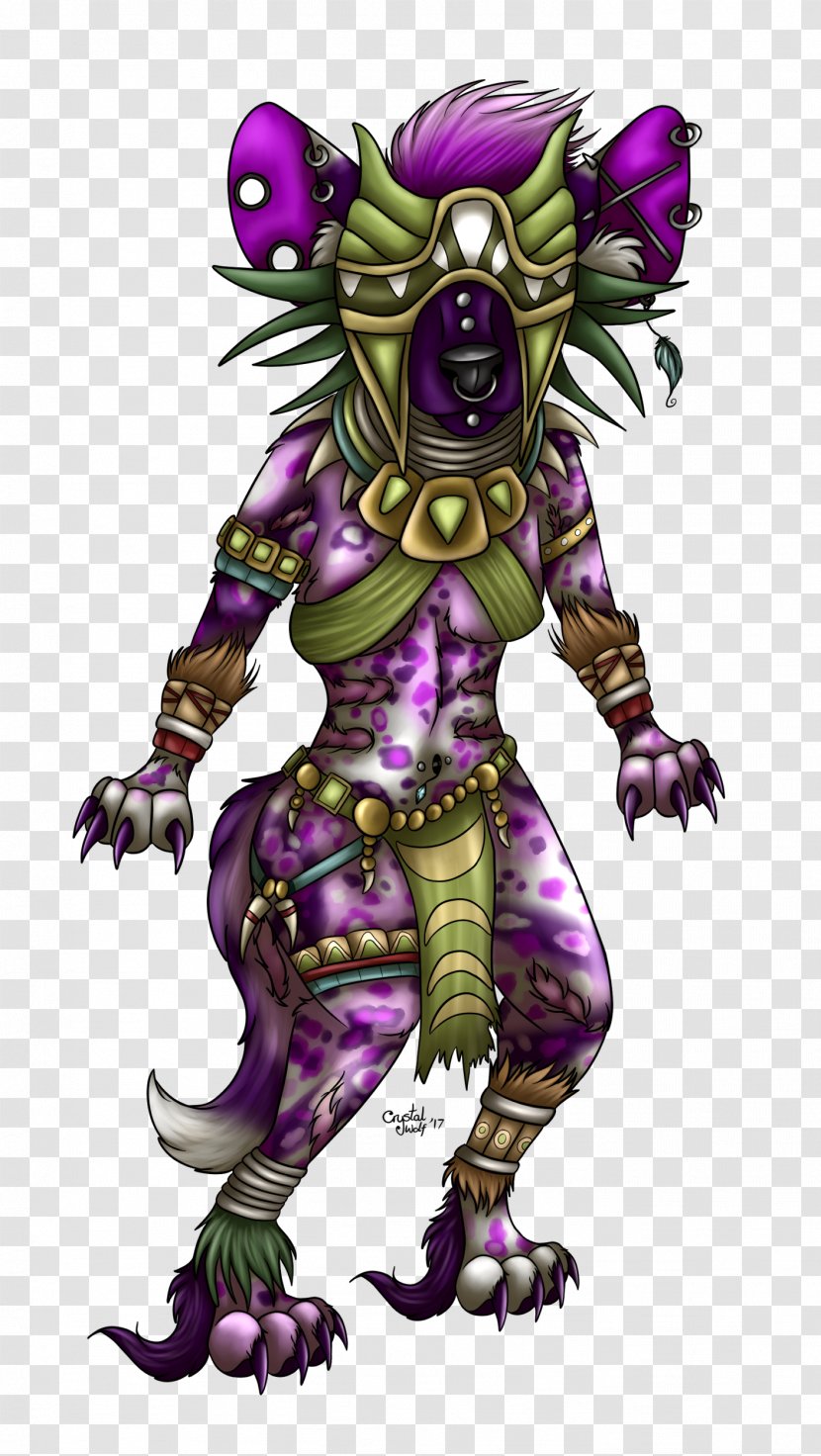 Demon Costume Design Cartoon Organism - Purple Transparent PNG