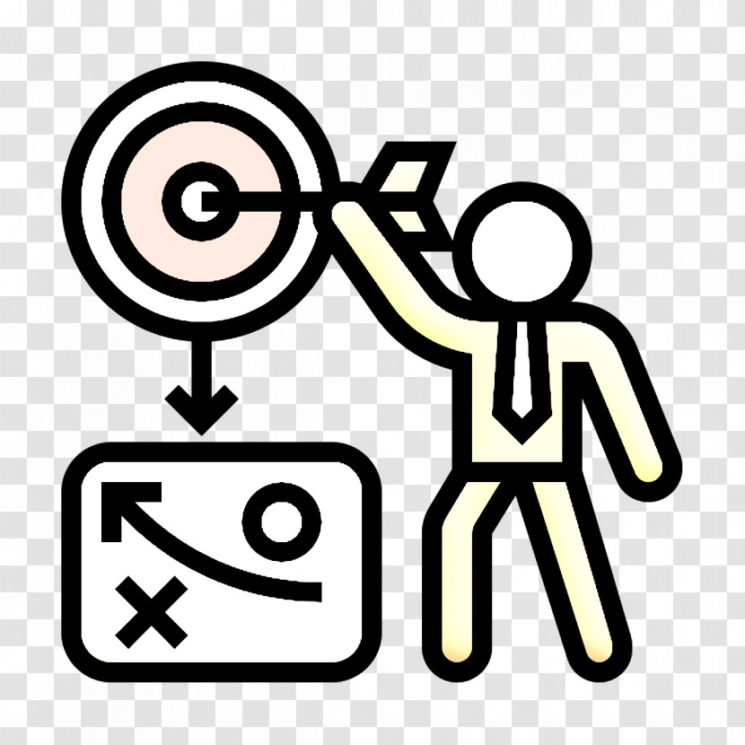 Goal Icon Business Strategy Icon Transparent PNG