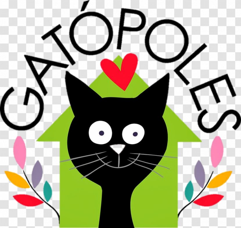 Black Cat Kitten Whiskers Clip Art - Jinx Transparent PNG