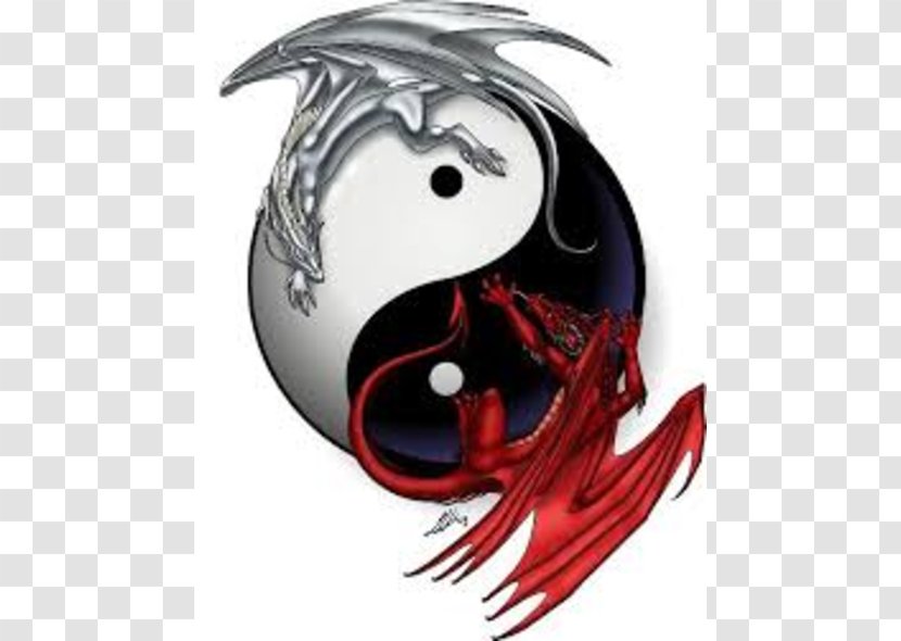 Yin And Yang Tattoo Chinese Dragon Flash - Meaning - Yan Transparent PNG