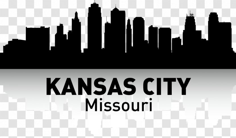 Kansas City Skyline Silhouette Poster - Decal - KANSAS,CITY Transparent PNG