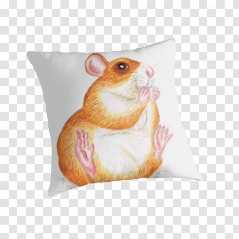 Gerbil Rat Hamster Cushion Pillow - Computer Mouse - People Eating Transparent PNG