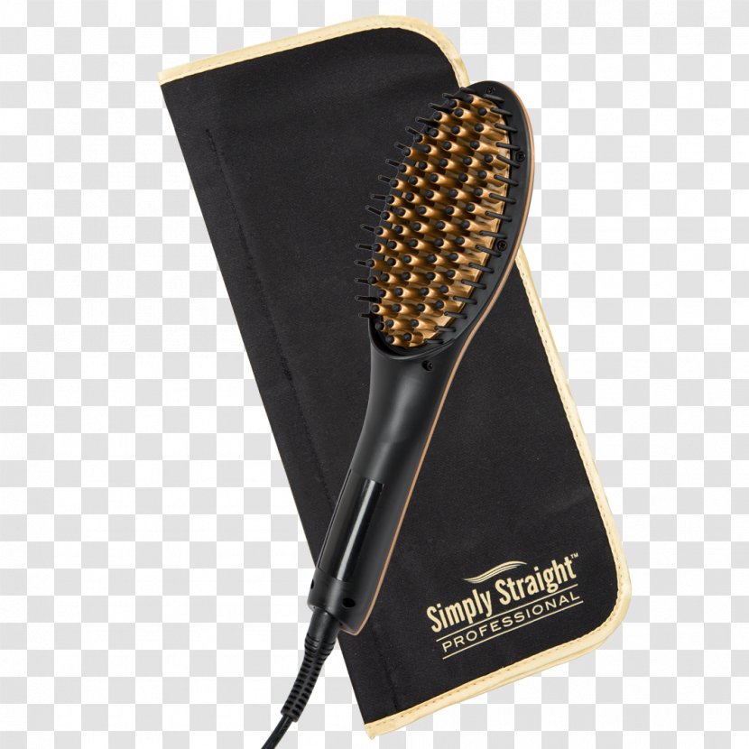 Hair Iron Hairbrush Borste Tourmaline - Delivery - Gold Brush Transparent PNG