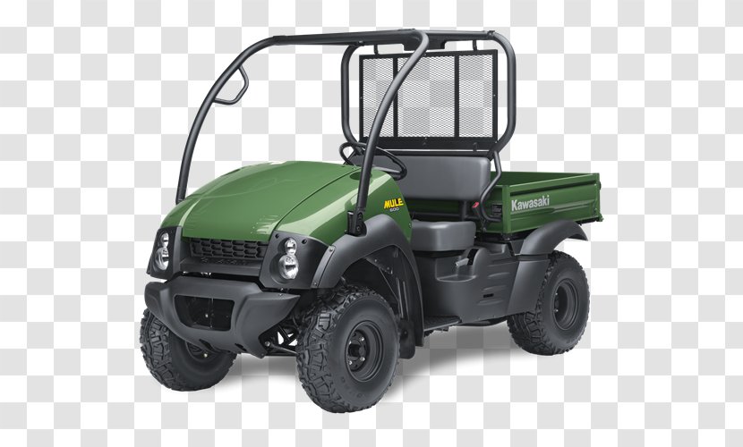 Kawasaki MULE Heavy Industries Motorcycle & Engine All-terrain Vehicle Four-wheel Drive - Riding Mower Transparent PNG