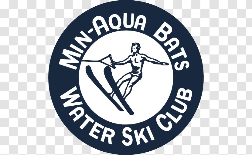 Min-Aqua Bats Pub At Round Guys Brewing Company Logo Bat Water Ski Club Brewery - Brand - Waterskiing Transparent PNG
