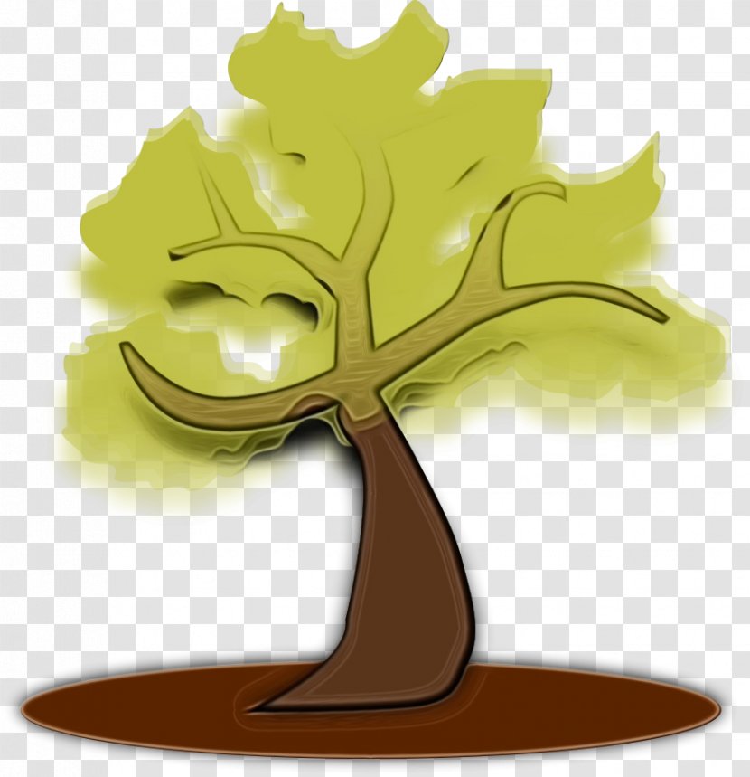 Fruit Tree - Wet Ink - Trophy Symbol Transparent PNG