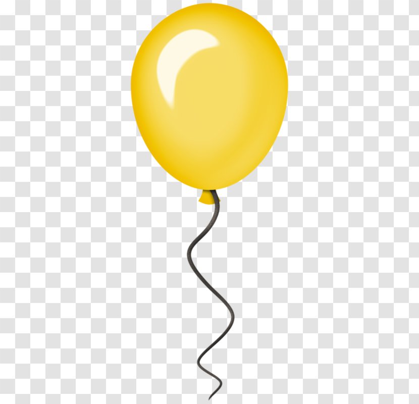 Birthday Balloon Party Yellow Clip Art - Wish - Work Anniversary Transparent PNG