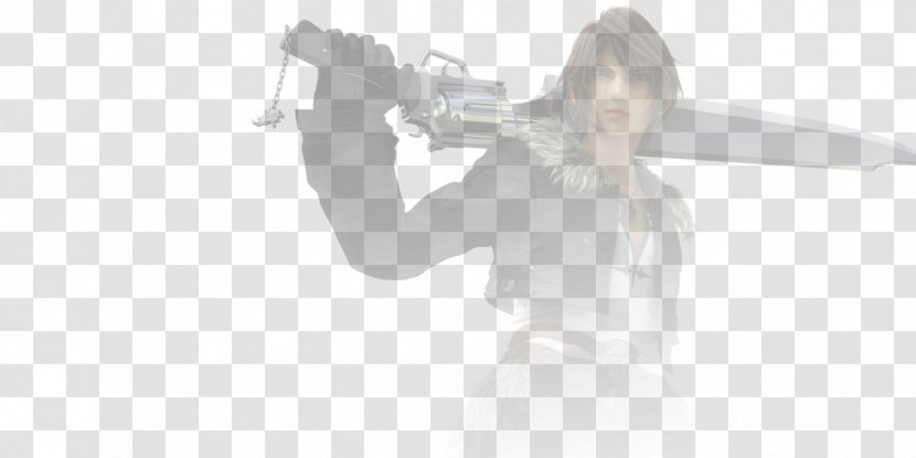 Final Fantasy VIII Dissidia Squall Leonhart PlayStation - Monochrome Transparent PNG