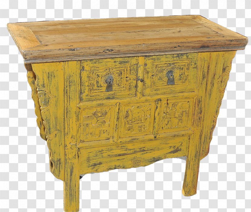 Table Wood Stain Buffets & Sideboards Drawer Antique - Furniture - Supermarket Delivery Card Transparent PNG
