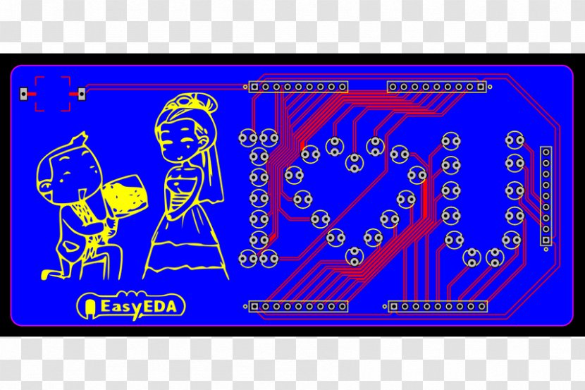 Printed Circuit Board EasyEDA Electronic Simulation Design Automation - Eagle Transparent PNG