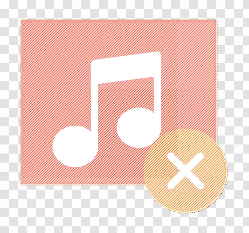 Music Player Icon Interaction Assets - Logo - Peach Transparent PNG