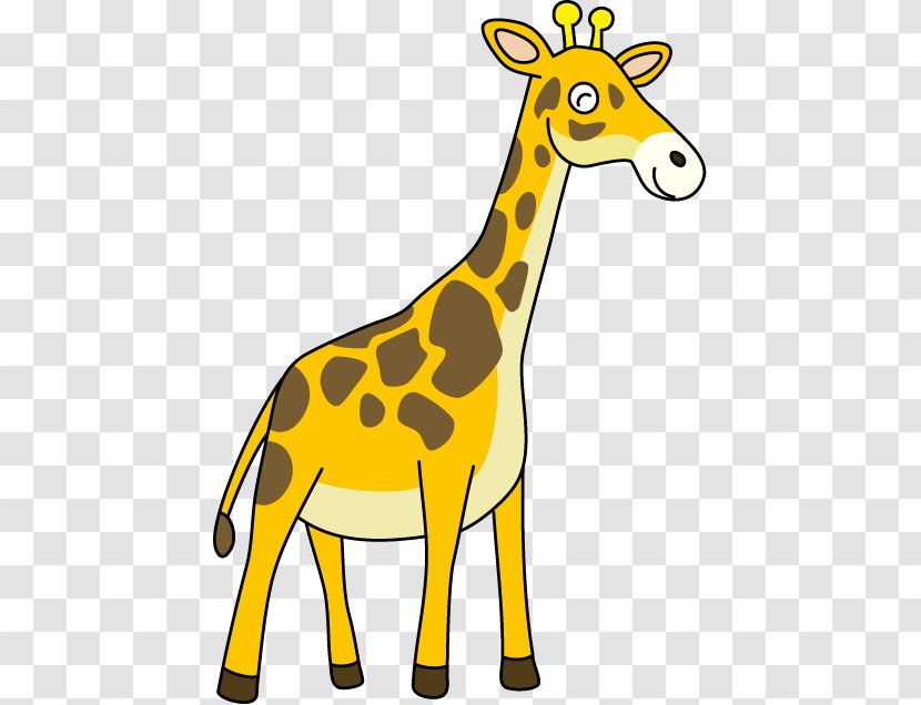 Northern Giraffe Clip Art - Terrestrial Animal - Cliparts Transparent PNG
