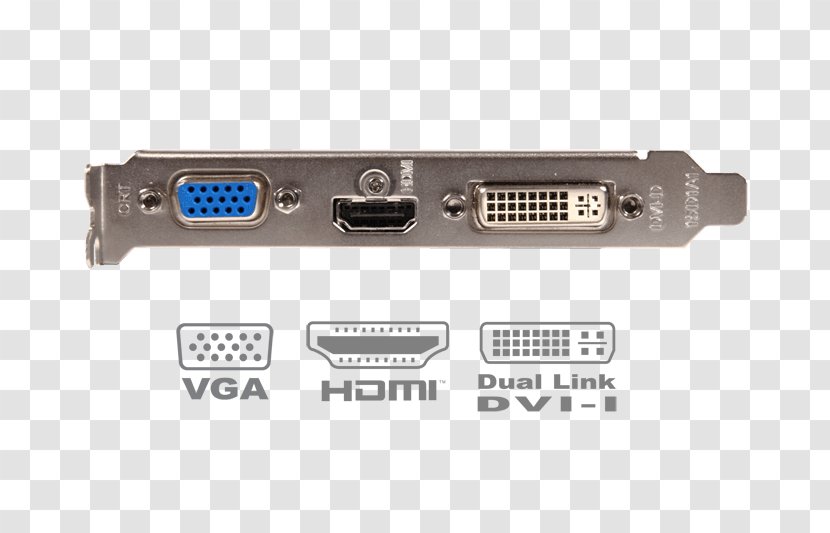 HDMI Graphics Cards & Video Adapters Radeon Accelerated Port Club 3D - Computer - Low Profile Transparent PNG