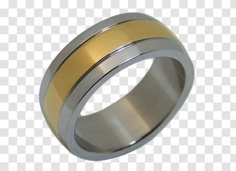 Silver Wedding Ring - Platinum Transparent PNG
