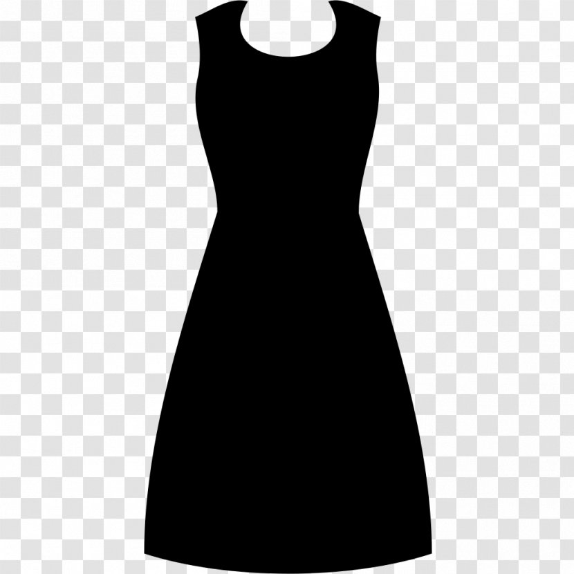 Little Black Dress Strapless Fashion Belt Transparent PNG