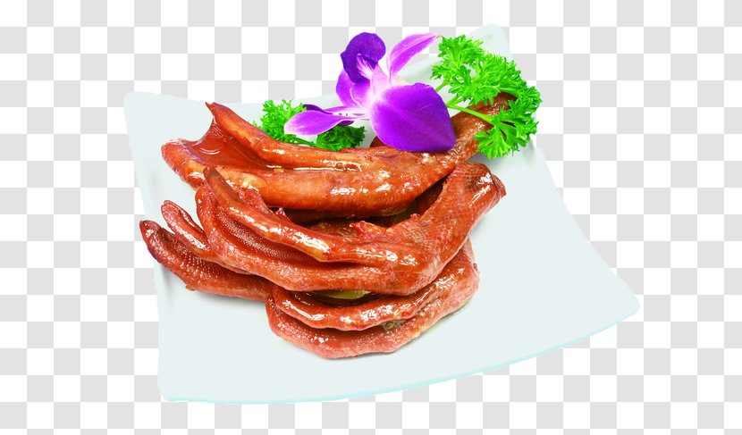 Duck Hot Pot Red Cooking Lou Mei Food - Bologna Sausage Transparent PNG