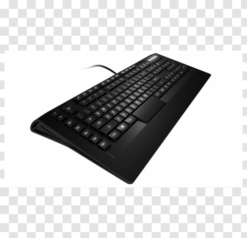 Computer Keyboard Gaming Keypad Video Game SteelSeries Gamer - Electronic Device - Mo Steel Transparent PNG